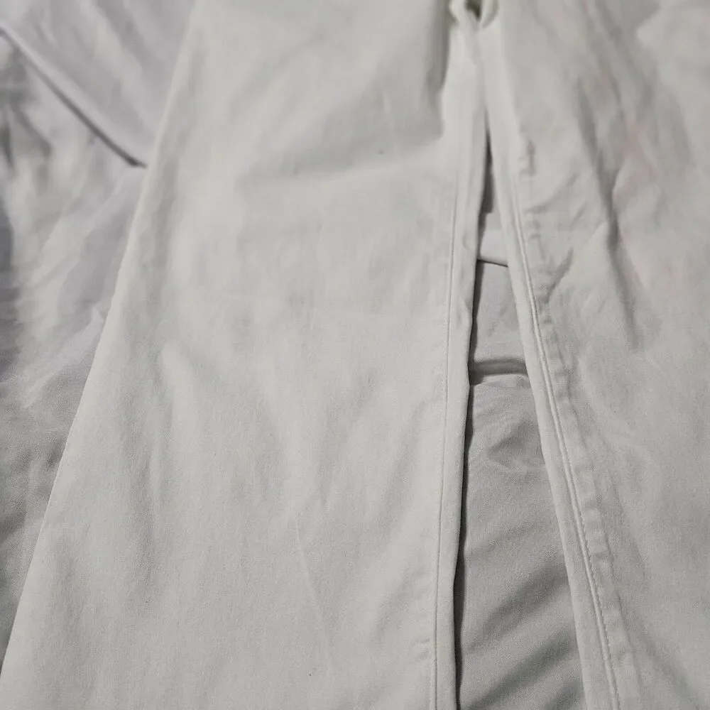 Gloria Vanderbilt Amanda Capri Vintage White Size 6 Cotton Blend Stretch